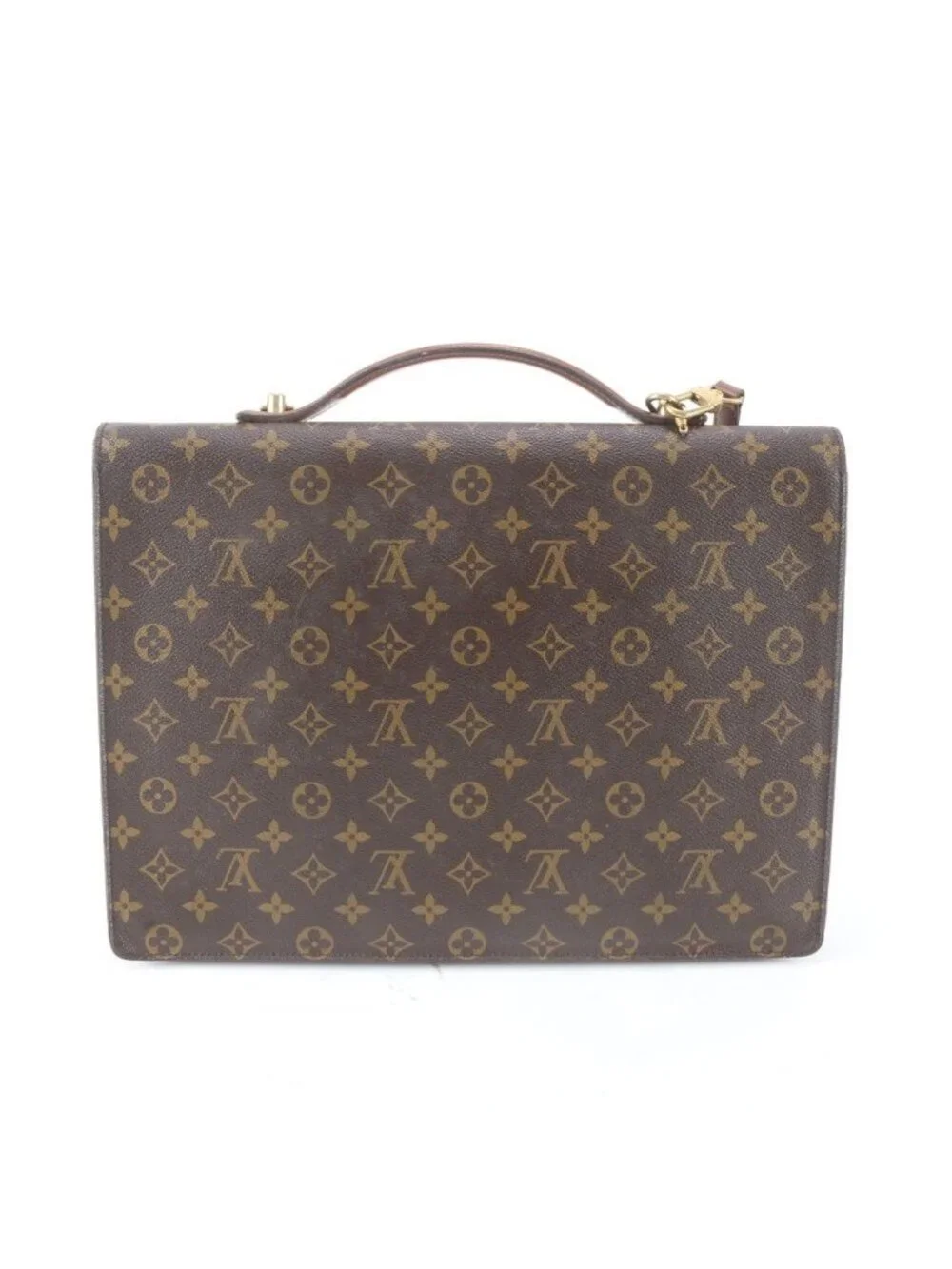 Louis Vuitton Monogram Porte Document Bandouliere 2-Way Business Bag Crossbody